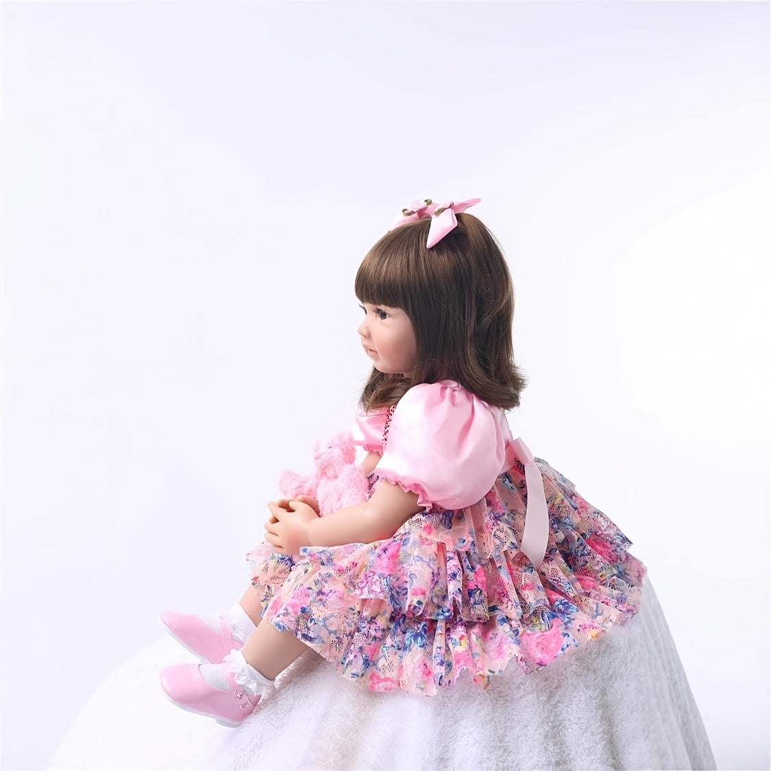 24" Doll with Vinyl Body & Realistic Hair