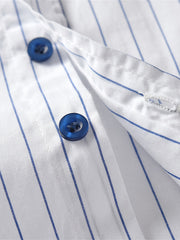 Boys Gentleman Short Sleeve Shirt & Khaki Suspender
