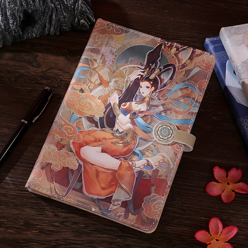 Chinese Style Dunhuang Wall Painting Fairy Notebook