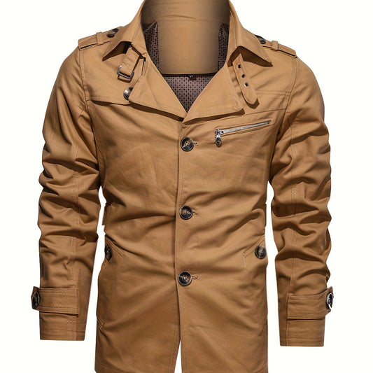 Men's Vintage Style Windbreaker Jacket