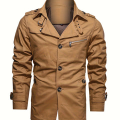Men's Vintage Style Windbreaker Jacket