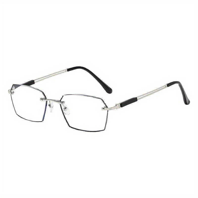 Polygon Clear Lens Anti Eyestrain Reading Glasses for Men Women 1.00-4.00D
