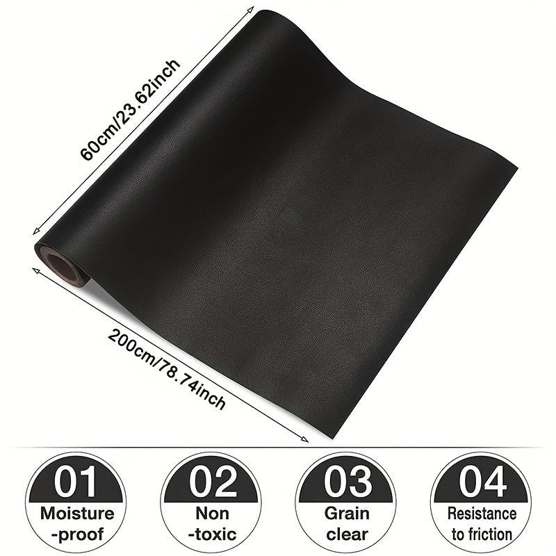 Large Leather Repair Patch - Self Adhesive Kit for Couches Car Seats