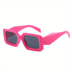Classic Square Frame Argyle Sunglasses
