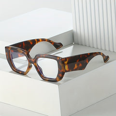 Geometric Clear Lens Glasses For Men Women Anti Light Photo Booth Props