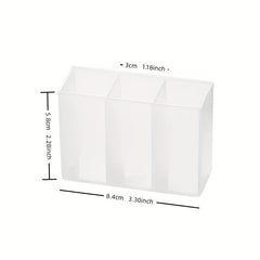 Wall Mount Storage Box Makeup Organizer 9 Compartment