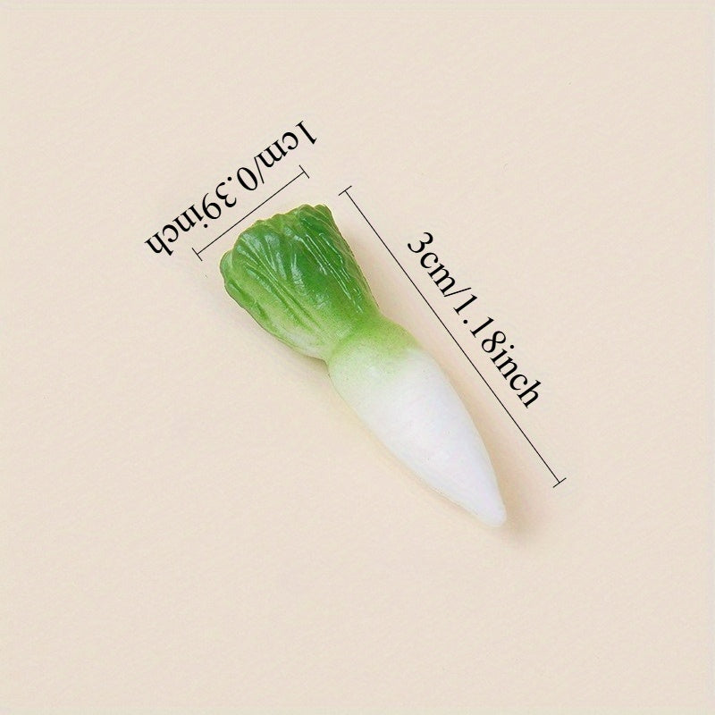 PVC Mini Radish DIY Kitchen Play Toy Food Micro Landscape Decoration