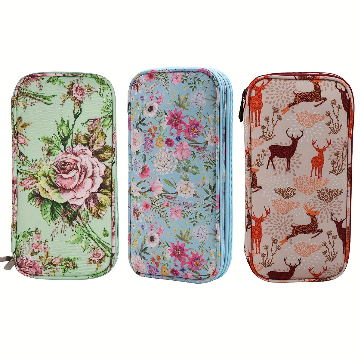 Knitting Needles Case Crochet Hooks Storage Bag Organizer