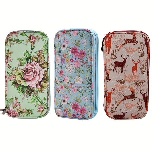 Knitting Needles Case Crochet Hooks Storage Bag Organizer