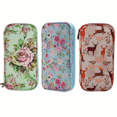 Knitting Needles Case Crochet Hooks Storage Bag Organizer
