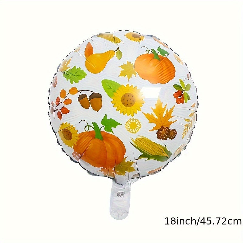 Thanksgiving Aluminum Balloon Set for Party Decoration