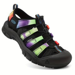 Men's Closed Toe Sandals Durable Non Slip Outdoor Hiking Shoes