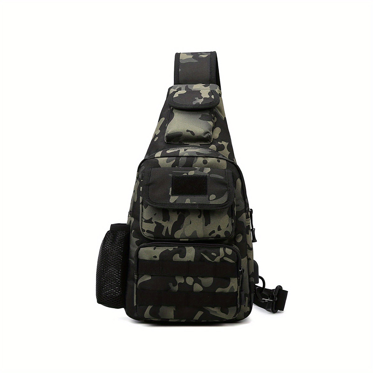 Nylon Fishing Tackle Storage Bag with Rod Holder