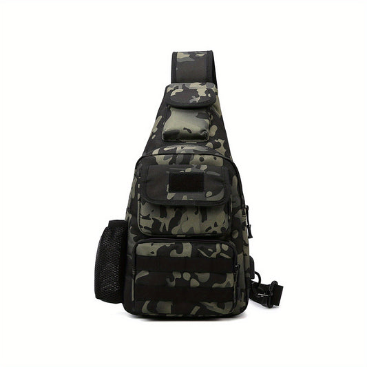Nylon Fishing Tackle Storage Bag with Rod Holder