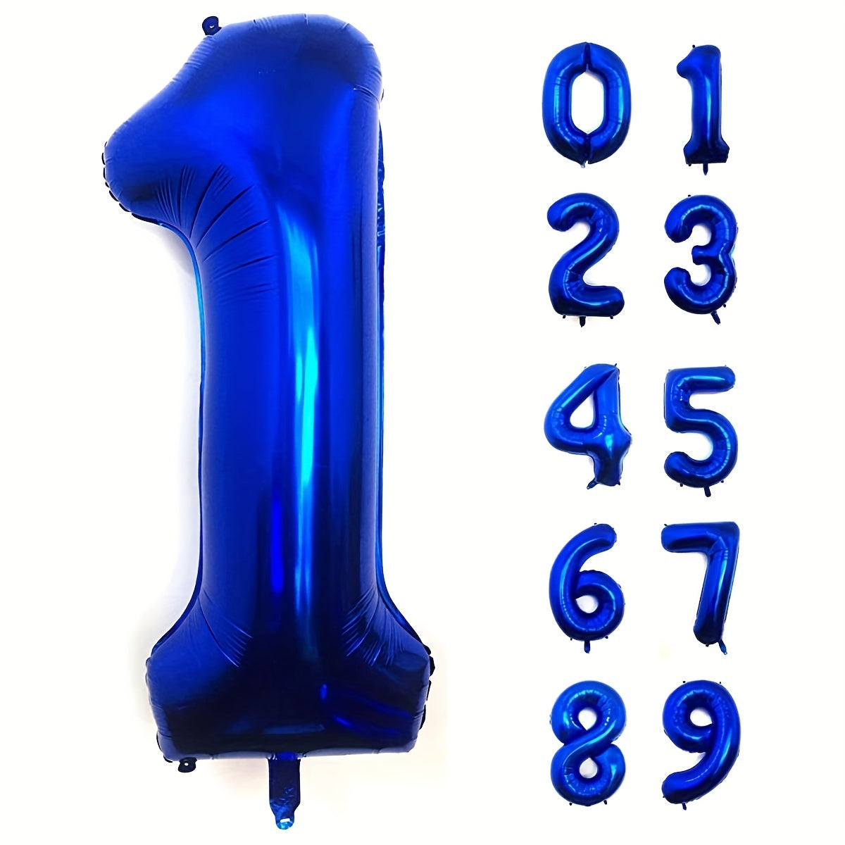40 Inch Navy Digital 0-9 Large Number Balloon for Party Graduation Anniversary