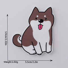 4PCS DIY 3D Printed Animal Cloth Stickers Kids Costume Decoration