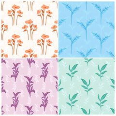 Bohemian Plant Series Paper Set for DIY Scrapbook Album Art Card