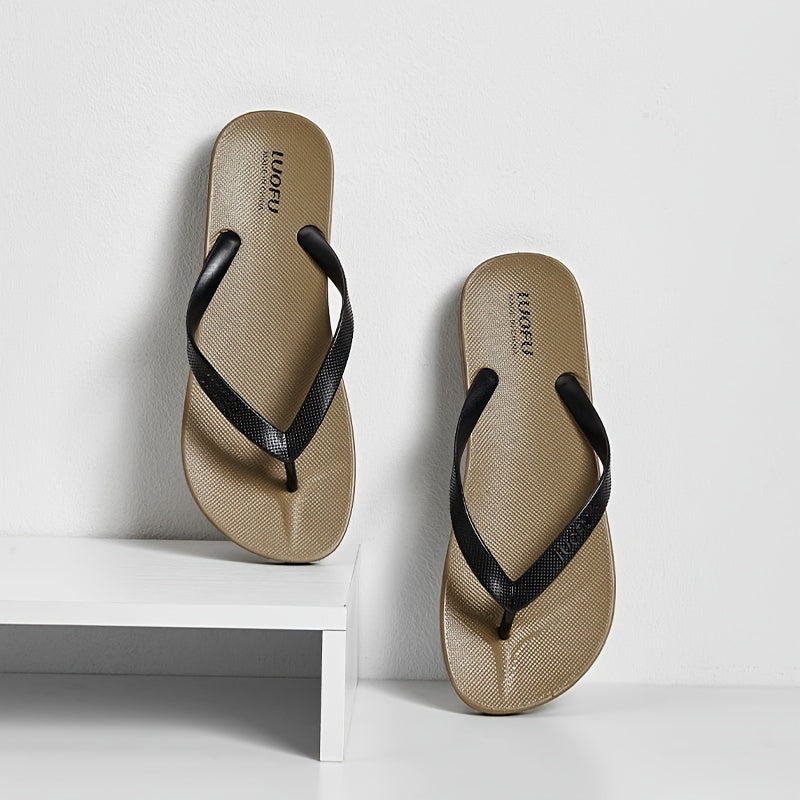 LUOFU Men's Flip Flops Lightweight Non-slip Thong Sandals