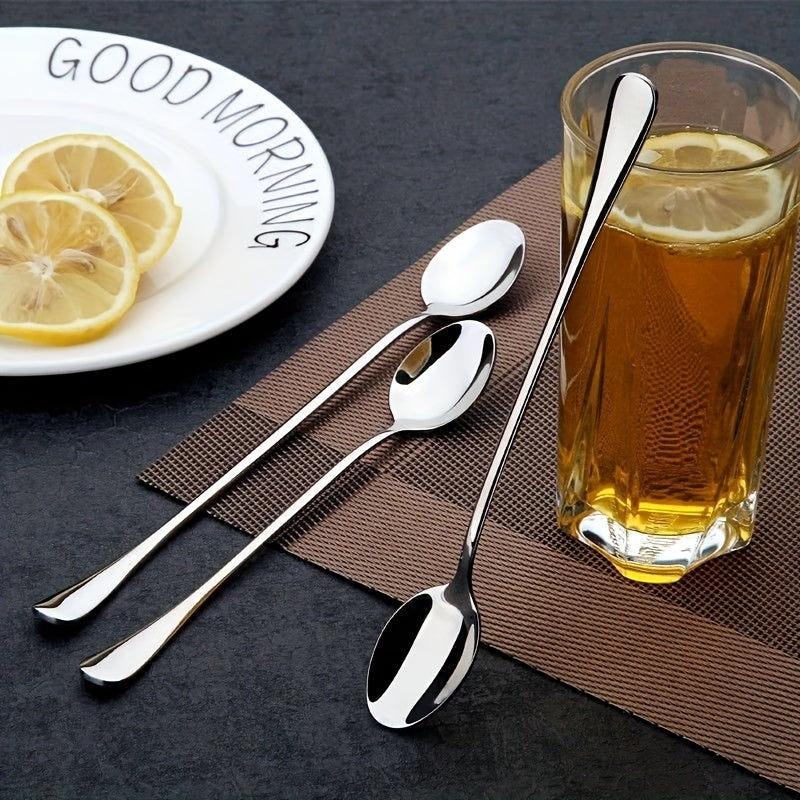 4pcs Stainless Steel Coffee Spoons Personalized Small Mixed Rice Spoons