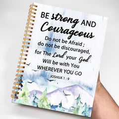 Inspirational Bible Verse Notebook 13.97x21.08cm 50 Pages Spiral Bound