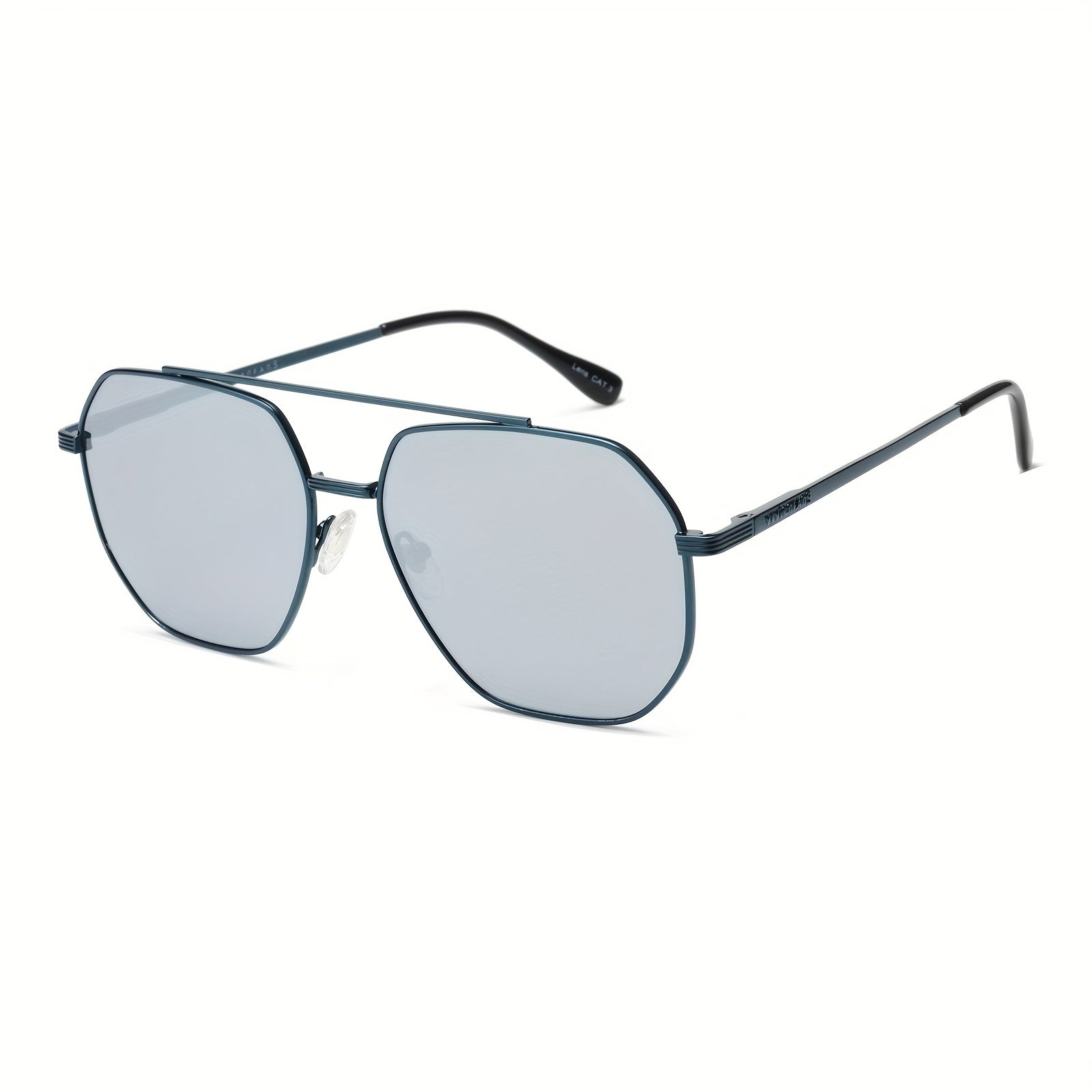 Men's Retro Large Frame Sunglasses UV Resistant for Holiday Outdoor Beach