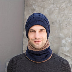Winter Plus Velvet 3-Piece Set: Hat, Neck Gaiter, Gloves