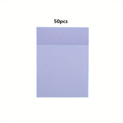 50 Transparent Paper Stickers Memo Pad Bookmark Pen Memo Stickers