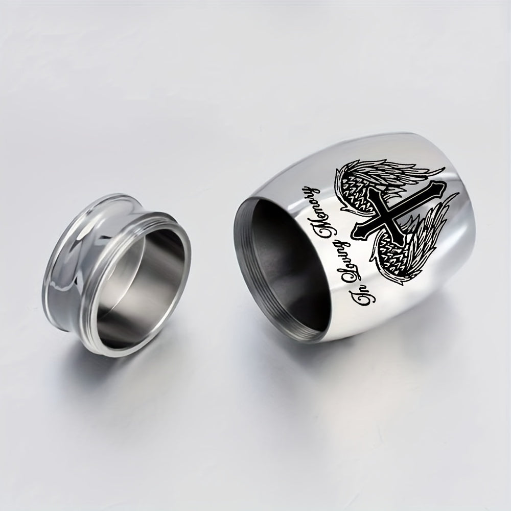 Stainless Steel Pet Urn for Dog or Cat Ashes