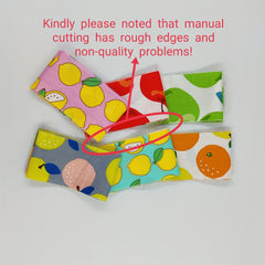 6pcs Fruit Series Cotton Cloth Set for DIY Patchwork