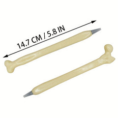 10pcs Bone Shape Ballpoint Pens for Halloween Party