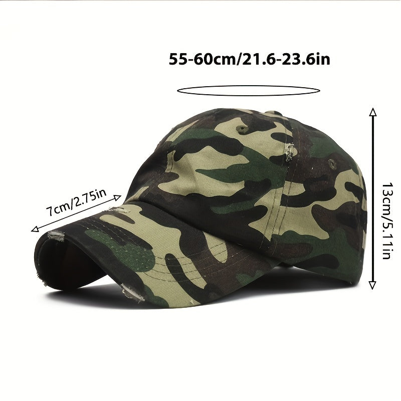 Men's Vintage Baseball Cap Outdoor Casual Sunshade Hat