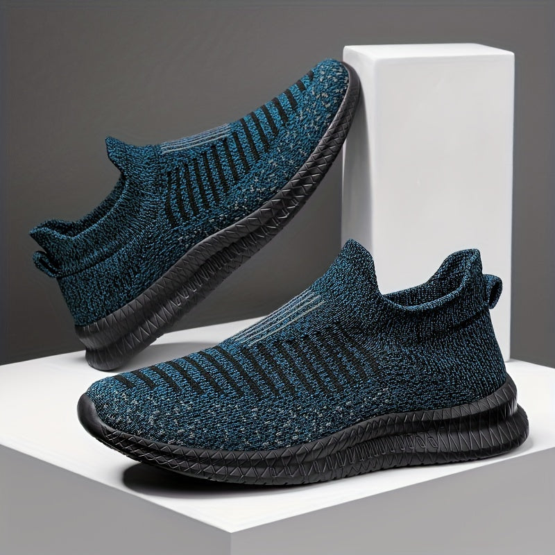 Men's Knitted Lightweight Slip On Casual Shoes