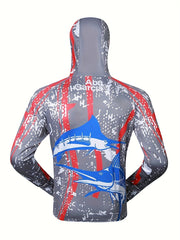 Men's UPF 50 Sun Protection Hooded Jacket Quick Dry