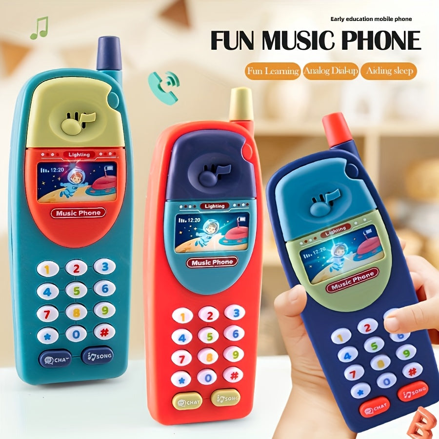 SHIMIRTH Kids Toy Phone Learning Music Player Interactive Games
