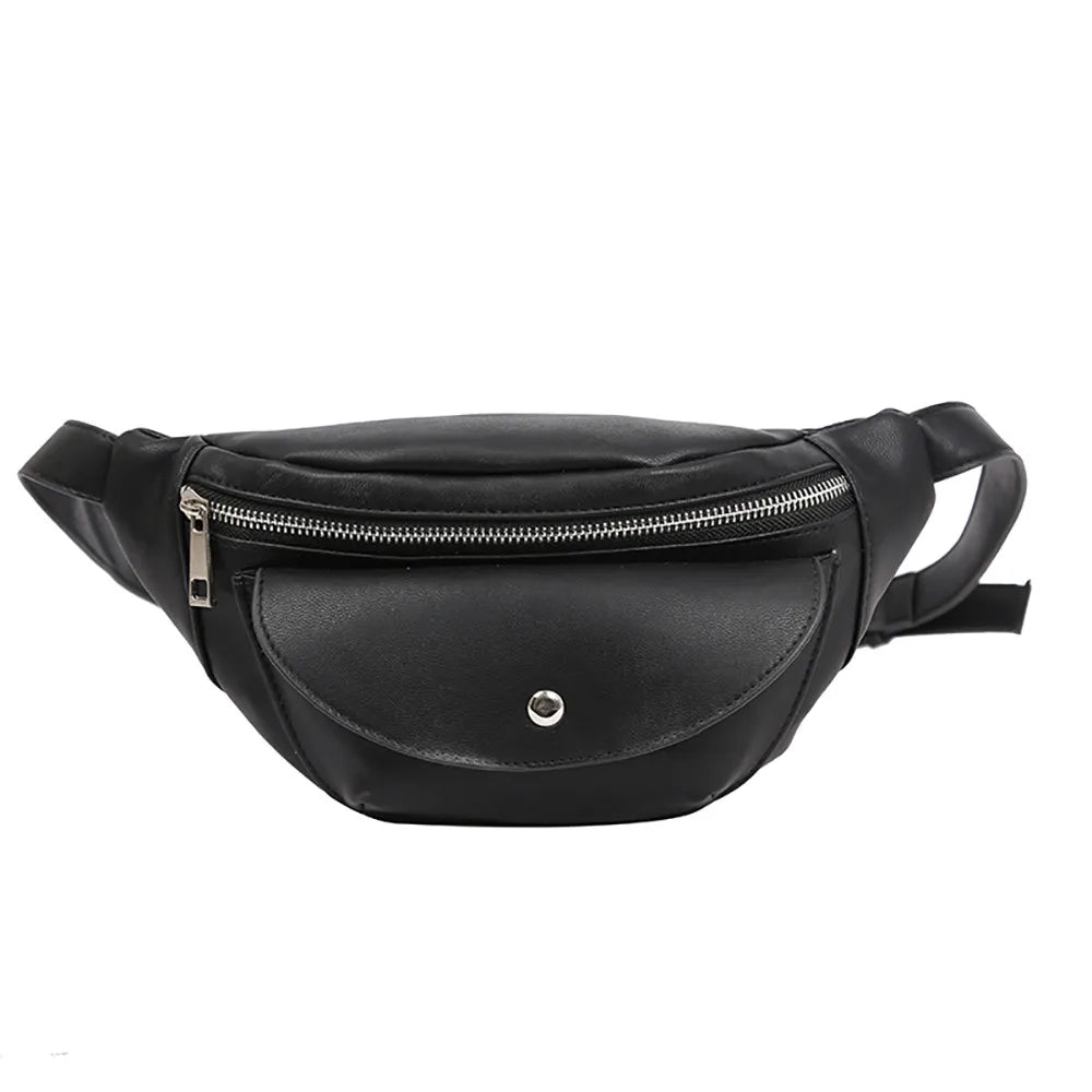 Women Banana Bags Letter Waist Bag Chest Handbag Heuptas J16