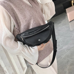 Women Banana Bags Letter Waist Bag Chest Handbag Heuptas J16