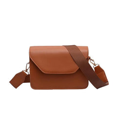 Women's Crossbody Bag PU Leather Small Square Clutch Shoulder Handbag