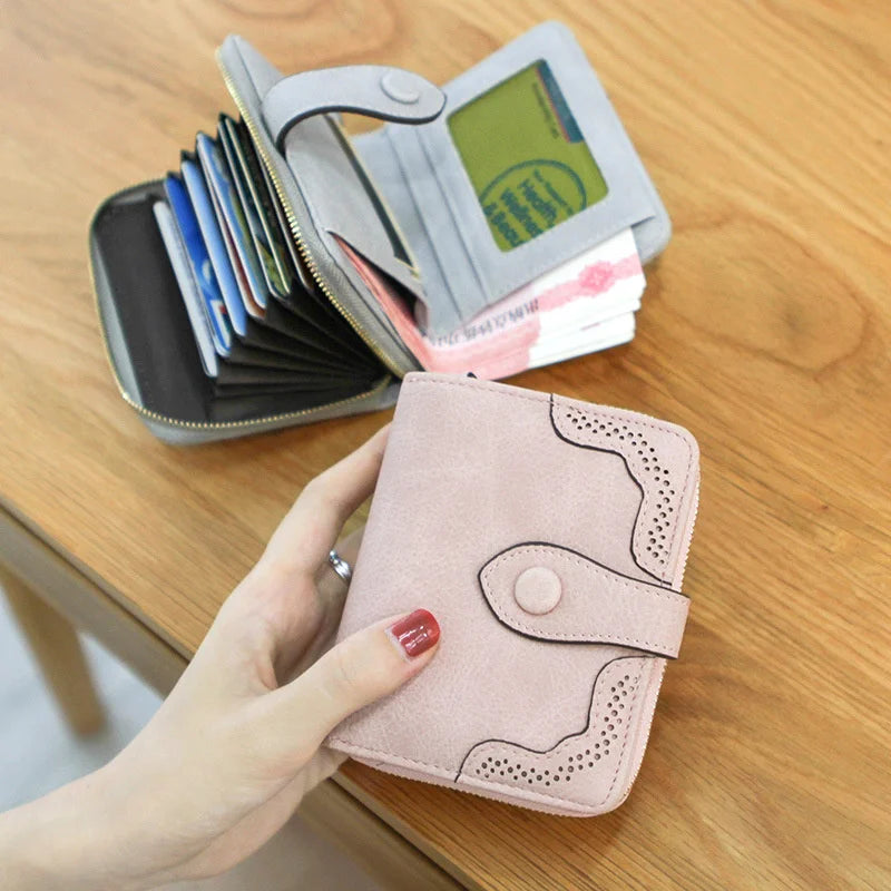 Women's Multi-Function Short Wallet Card Bag