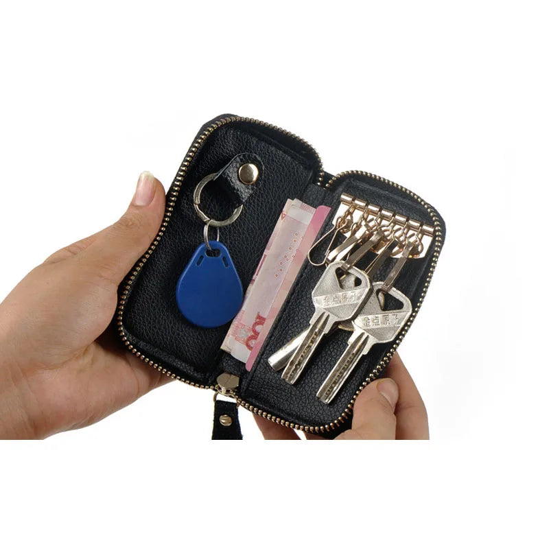 Leather Key Bag Key Holder Key Wallet Various Colors