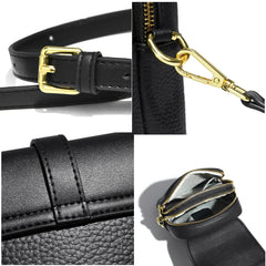 Small Leather Shoulder Bag Women Crossbody Tote Phone Sac