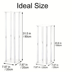Crystal Acrylic Vases for Elegant Occasions