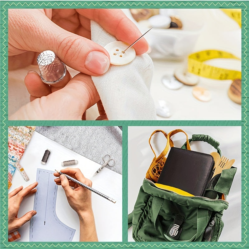 Adults Beginner Sewing Kit with Needles Thimble Craft Tools