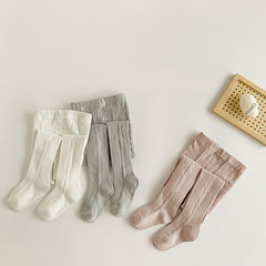 Girls Knit Leggings Baby Children Tights Pants Stockings