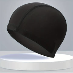 Solid Elastic Swimming Cap Men Women Swim Equipment