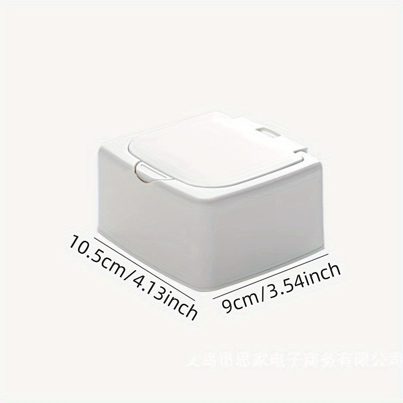 Mini Plastic Storage Box With Lid Dustproof Pop Up Stationery Object Storage