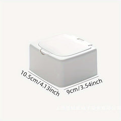 Mini Plastic Storage Box With Lid Dustproof Pop Up Stationery Object Storage