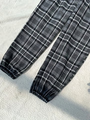 Plaid Lounge Pants Elastic Waistband Womens Lounge & Sleepwear