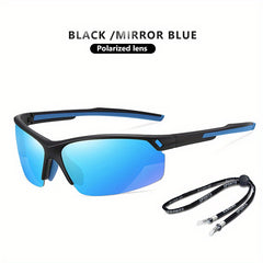 CoolPandas Men's Tr90 Ultralight Sports Polarized Sunglasses