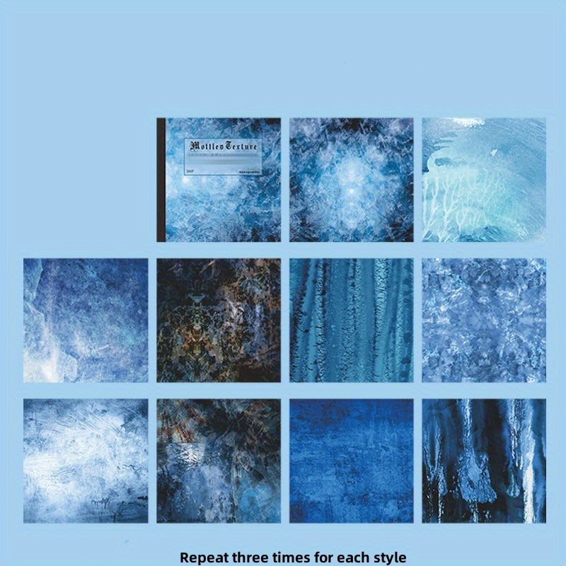 30pcs Retro Texture Hand Account Paper Pack