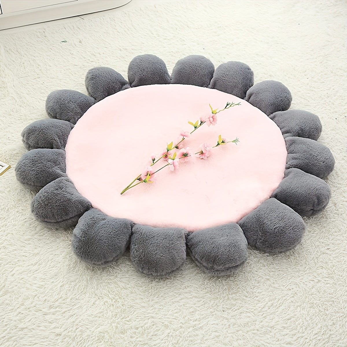 Kids Plush Toy Floor Mat Round Seat Cushion